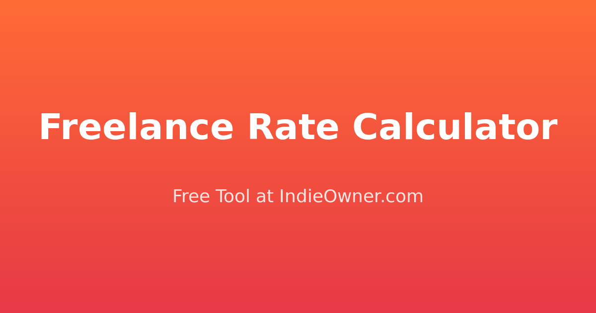 Freelance Hourly Rate Calculator 2026 - What to Charge by Field